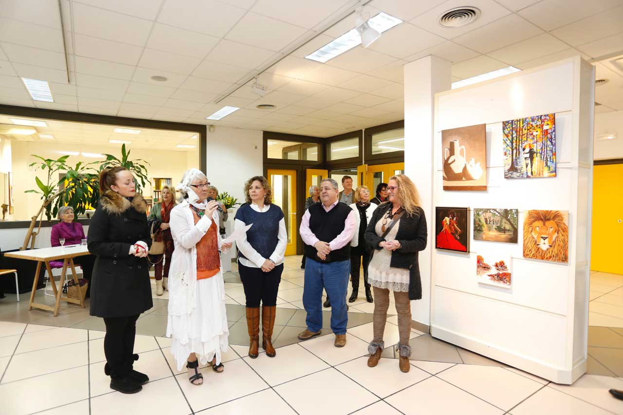 Exposición de Kunstgruppen Costa Blanca en la Casa de Cultura de l’Alfàs del Pi