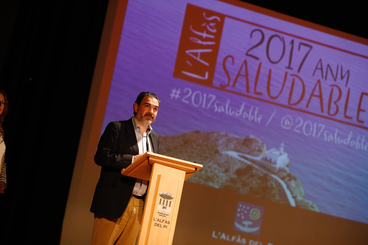 Vicente Arques presentando el año 2017 Saludable