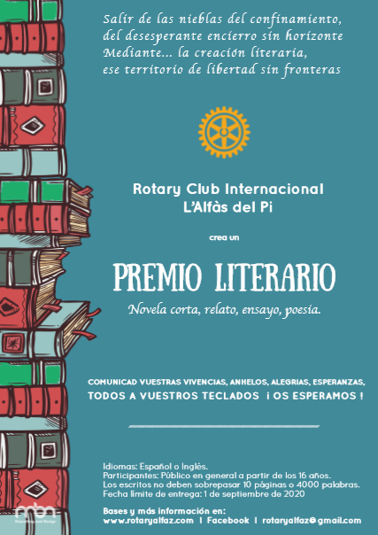 El Rotary Club Internacional L'Alfàs del Pi crea un Premio Literario -  Ayuntamiento de l'Alfàs del Pi | Sede Electrónica