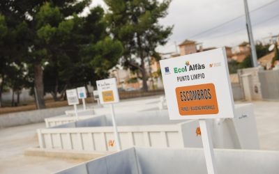 Los puntos limpios de l’Alfàs reciben más de 660.000 kilos de residuos de enero a agosto