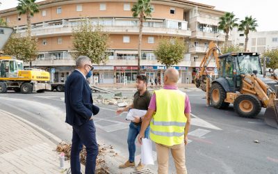 Las obras de la nueva rotonda ‘Casa Teo’ en la zona de l’Albir terminarán antes de lo previsto