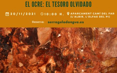 El Parc Natural de la Serra Gelada organiza una visita guiada para toda la familia a las minas de ocre
