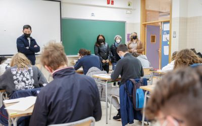Cerca de 300 alumnos de las Marinas participaron en L’Alfàs en la fase comarcal de la Olimpiada Matemática