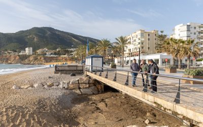 Las concejalías de Playas y Servicios  Técnicos ultiman trabajos de acondicionamiento de la playa del Albir