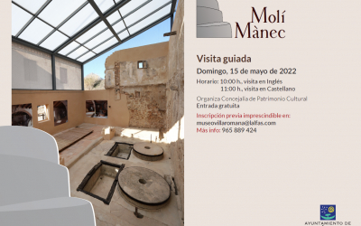 Cultura organiza una nueva visita guiada al Molí de Mànec este domingo 15 de mayo
