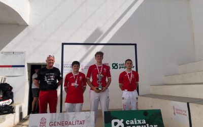 La escuela de  de pilota valenciana de l’Alfàs subcampeona en els XL Jocs Esportius de la Comunitat Valenciana