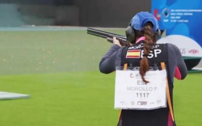 Paula Morcillo  medalla de bronce en el Campeonato del Mundo Junior de tiro de Osijek,Croacia