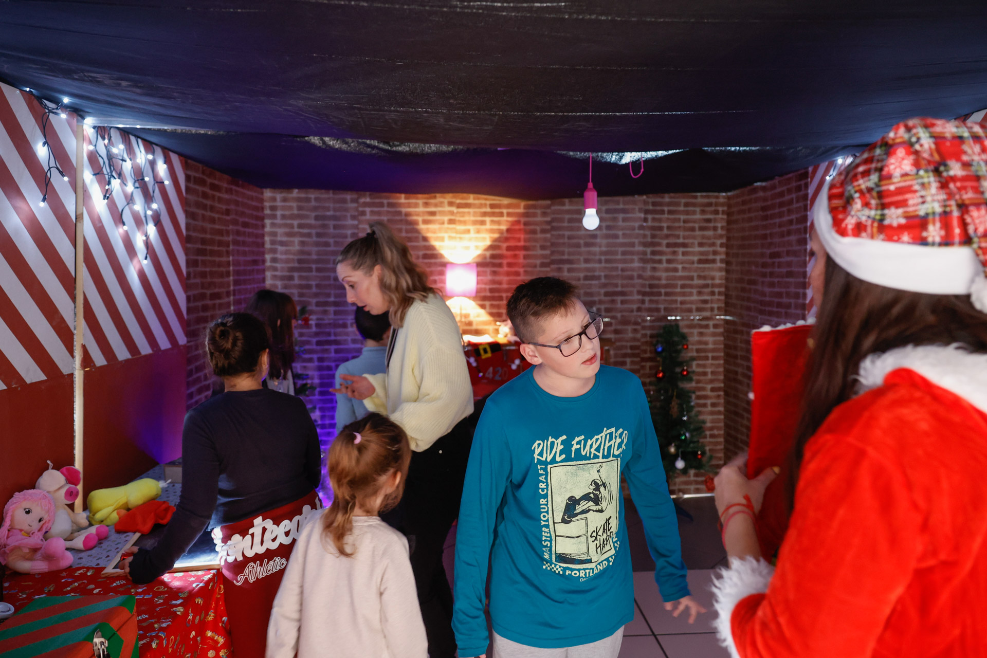El Matí Nadalenc organizado por Juventud incluyó un escape room de ambientación navideña