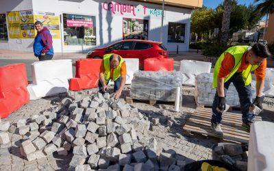 L’Alfàs inicia las obras de remodelación en la glorieta de la Avenida del Paìs Valencià