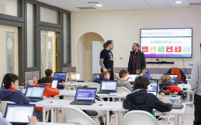 Termina Ciber Febrero con un taller de programación informática infantil
