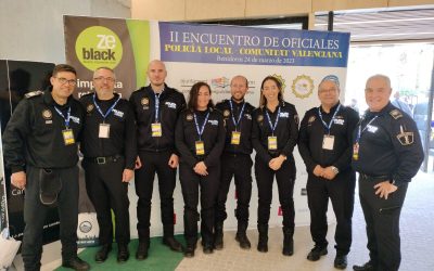 Amplia representación de oficiales de Policía Local de l’Alfàs en el II Encuentro de la Comunitat Valenciana