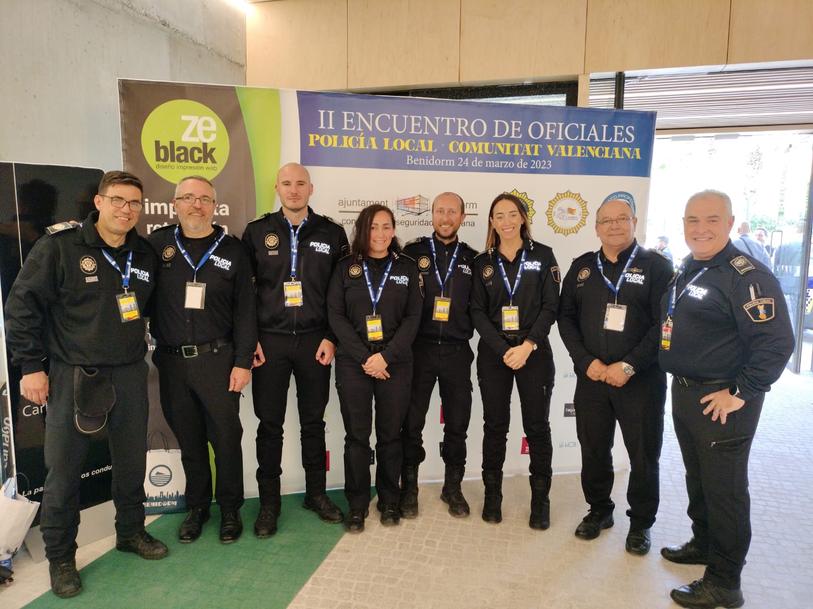 Amplia representación de oficiales de Policía Local de l’Alfàs en el II Encuentro de la Comunitat Valenciana