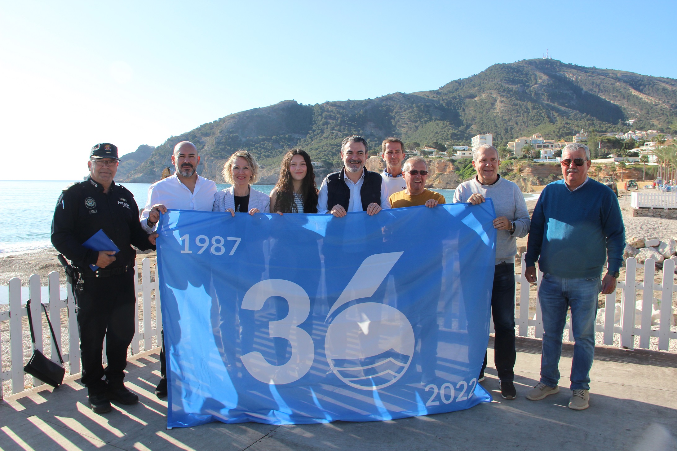 La playa Racó de l’Albir entre las 8 playas de toda España premiadas con la Bandera Azul 36 años