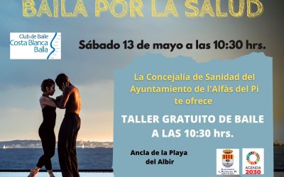 Ven mañana sábado al Taller gratuito de Baile en la playa Racó de l’Albir