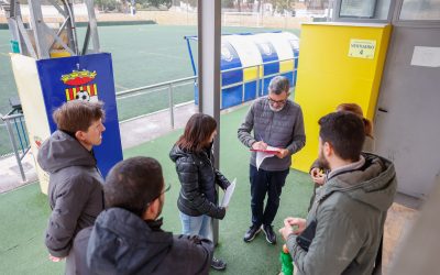 Comienzan las obras de renovación del campo de césped artificial del polideportivo municipal de l’Alfàs