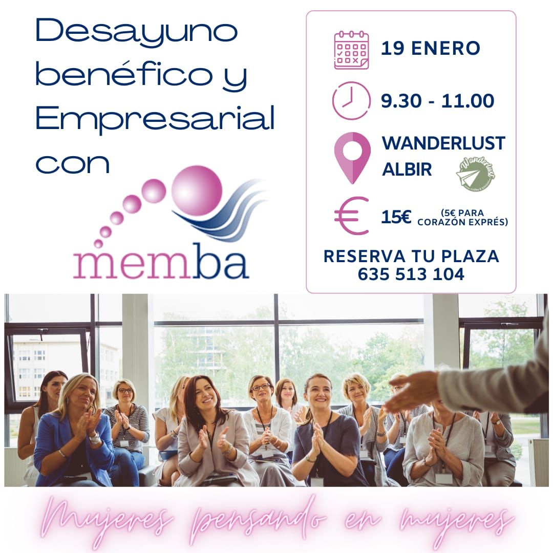 La asociación empresarial Memba Marina Baixa lanza su programación en un desayuno solidario en l’Albir
