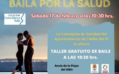 Este sábado se celebra el taller gratuito de Baile Saludable en la playa de l’Albir