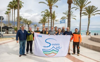 El galardón Sendero Azul 2024 ondea ya en la playa del Racó de l’Albir