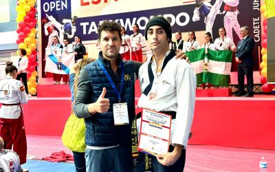 Omar Del Valle consigue una medalla de bronce en el Open Internacional de España de Taekwondo