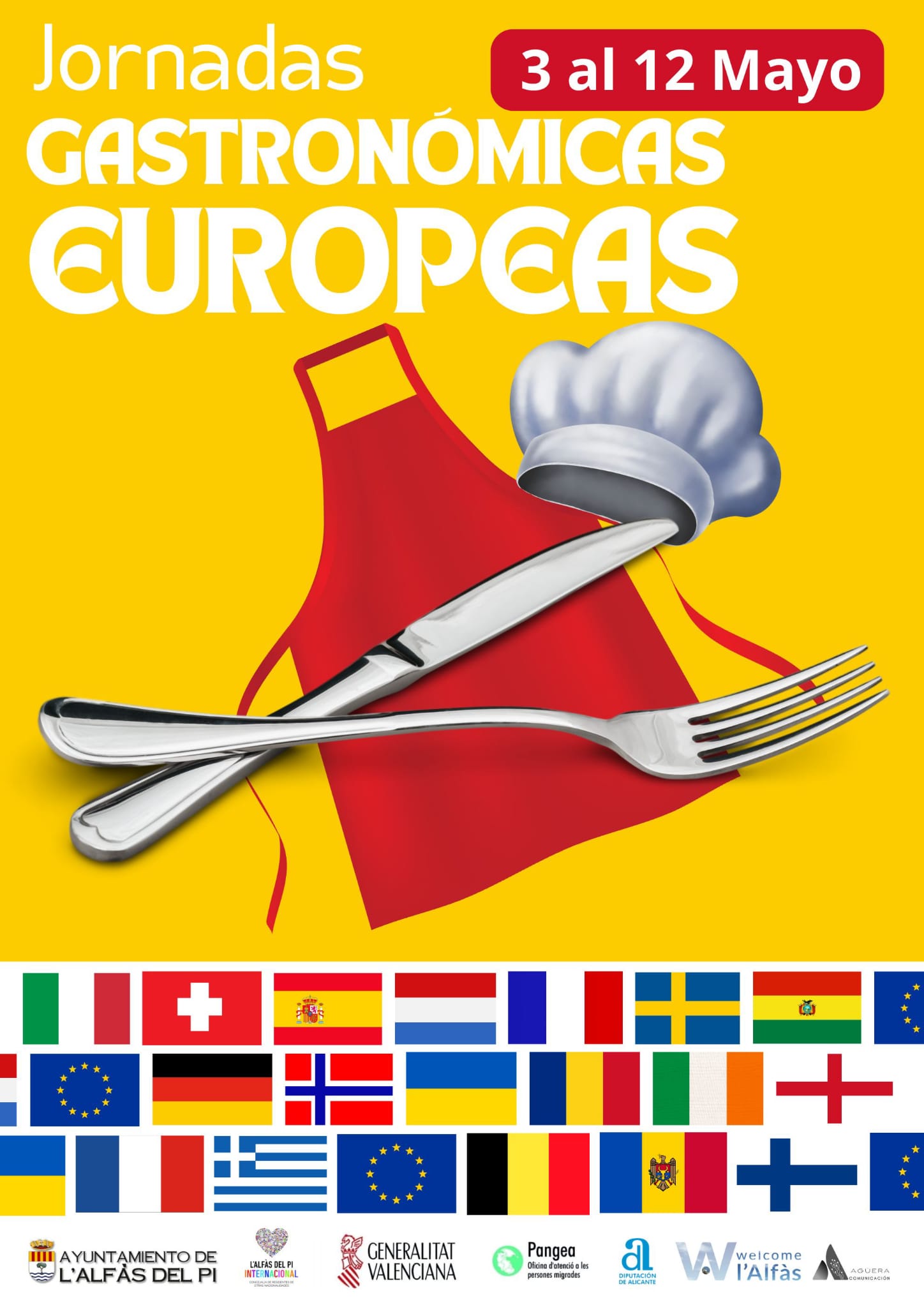 El jueves se presentan en el Centro Social de l’Albir las ‘Primeras Jornadas Gastronómicas Europeas’