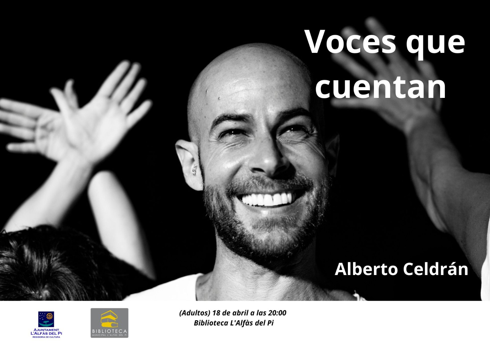 Alberto Celdrán recala mañana en l’Alfàs con dos cuentacuentos para el público infantil y adulto