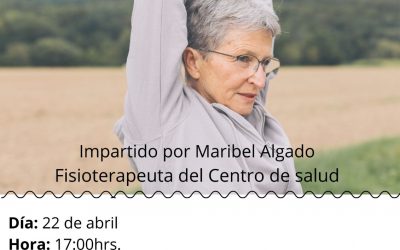 La fisioterapeuta Maribel Algado imparte el lunes en l’Alfàs un taller gratuito de ejercicios básicos