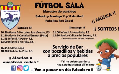 El Club de Fútbol Sala ha organizado una  fiesta para todos sus aficionados y visitantes