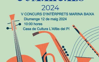 El V Concurso de Interpretación de la Marina Baixa se celebra el domingo en la Casa de Cultura de l’Alfàs