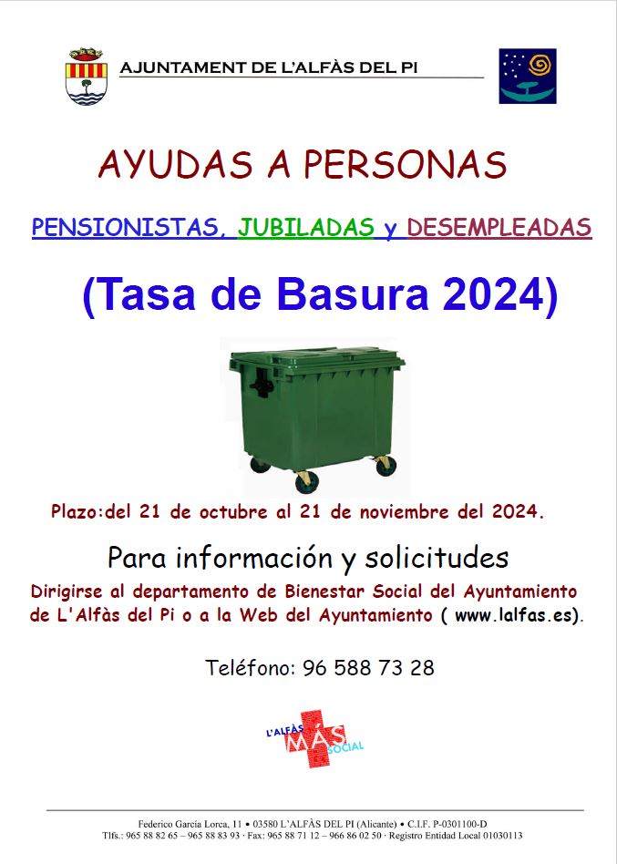 Hoy se abre el plazo para solicitar las ayudas para el pago de la tasa ...