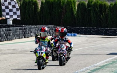 Martín Fernández joven promesa del motociclismo, tercero  en la novena carrera del Campeonato y segundo de la General