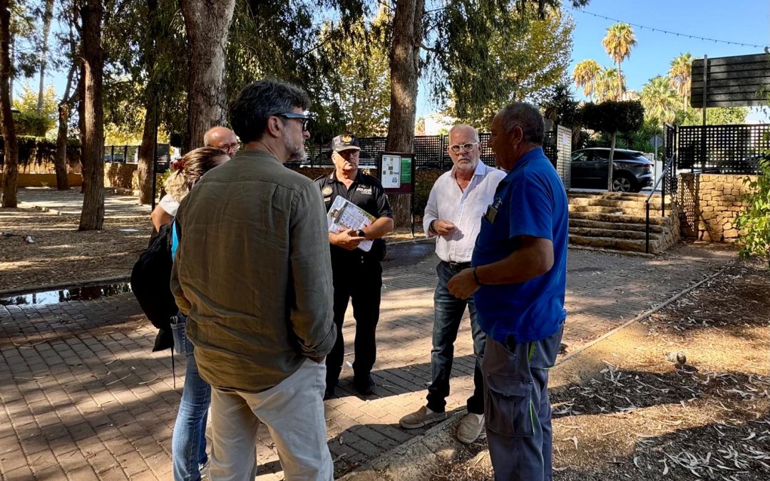 El parque de los Eucaliptos dispuesto para acoger mañana el evento gastronómico ‘Albir Wine Lover’
