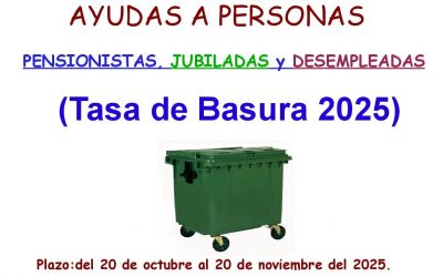 Desde hoy se pueden solicitar en el Ayuntamiento de l’Alfàs las ayudas para el pago de la tasa de basura