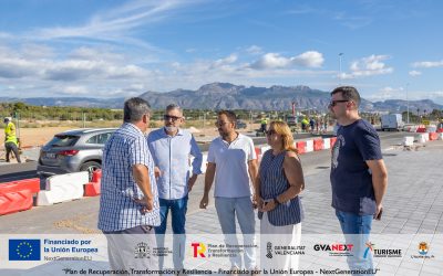 Entran en su fase final las obras de mejora de movilidad y capacidad del vial turístico Camí Vell d’Altea