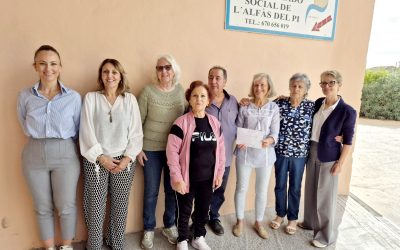 Nueva donación al Voluntariado Social de la asociación escandinava con sede en l’Alfàs Odd Fellows