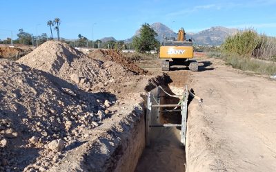 L’Alfàs renueva redes de saneamiento y agua potable como paso previo al encauzamiento del Barranco Hondo
