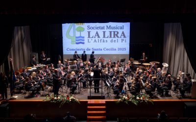 La Lira de l’Alfàs celebra su noche de gala en honor a Santa Cecilia con la incorporación de 11 músicos