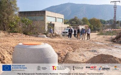 A punto de finalizar l’Alfàs las obras para gestionar vertidos y reutilizar el agua vinculadas al encauzamiento del Barranco Hondo