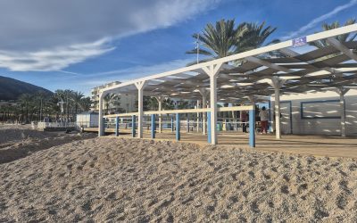 Normalidad en la playa del Racó de l’Albir tras el último temporal