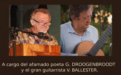 L’Alfàs acoge este domingo un recital poético-musical a cargo de  Germain Droogenbroodt y Vicente Ballester