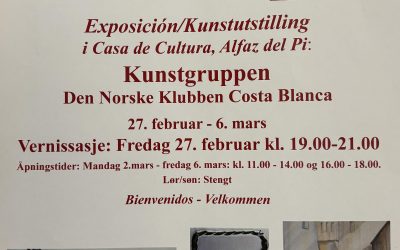 Kunstgruppen Costa Blanca inaugura esta tarde una exposición colectiva en la Casa de Cultura de l’Alfàs