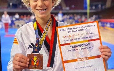 Bronce para Albert Ródenas y 5º puesto para Omar del Valle en el Campeonato de España de Taekwondo