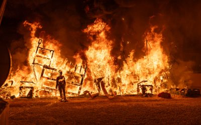 La cremà de la falla pone el broche final a las Fiestas de San José de l’Alfàs del Pi