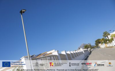 Finalizan las obras de renovación del alumbrado público en Foia Blanca financiadas con fondos europeos