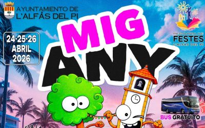 L’Alfàs del Pi celebrará el Mig Any del 24 al 26 de abril