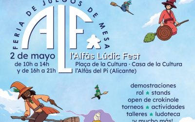 Abiertas las reservas para el III L’Alfàs Lúdic Fest, una feria de juegos de mesa con entrada gratuita