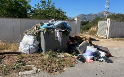 El Ayuntamiento de l’Alfàs impone cuatro multas por vertidos incontrolados a cuatro particulares