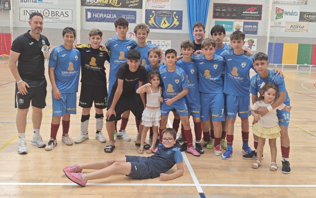 El equipo infantil del CFS l’Alfàs  subcampeón de la fase previa a la final del  Campeonato de España de Futbol Sala