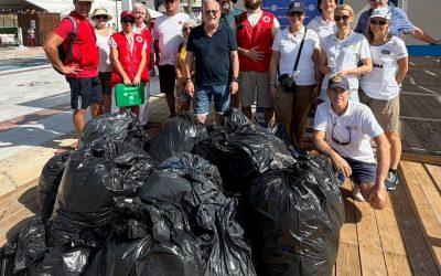 Rotary y Cruz Roja impulsan una jornada ambiental en l’Alfàs que logra retirar 500 kilos de residuos