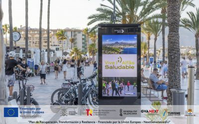 L’Alfàs culmina la instalación de dos paneles de información turística para mejorar la atención al visitante