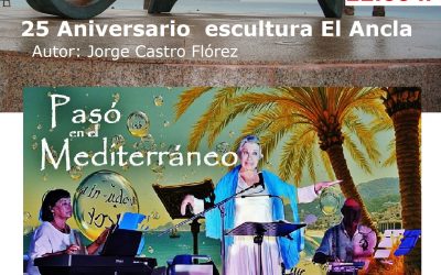 Y esta sábado por la noche l’Alfàs rinde homenaje al escultor Jorge castro en el 25 aniversario del Ancla de l’Albir